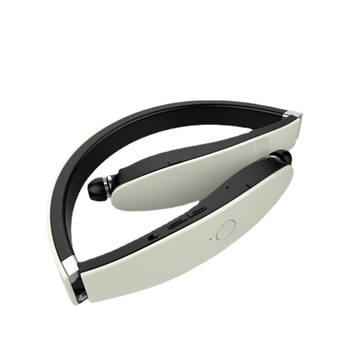 ENBAOXIN Kabelloses Sport-Bluetooth-Headset - Bluetooth zu Schwarz Bluetooth-Kopfhörer und faltbar In-ear In-Ear-Hals, verstauen, leicht