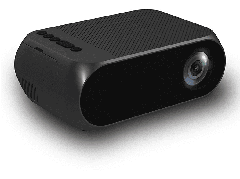 mit Beamer(HD+) Lautsprechern BRIGHTAKE HD Projektor Vielseitiger Integrierten 1080P Kompakter und LED Mini Konnektivität