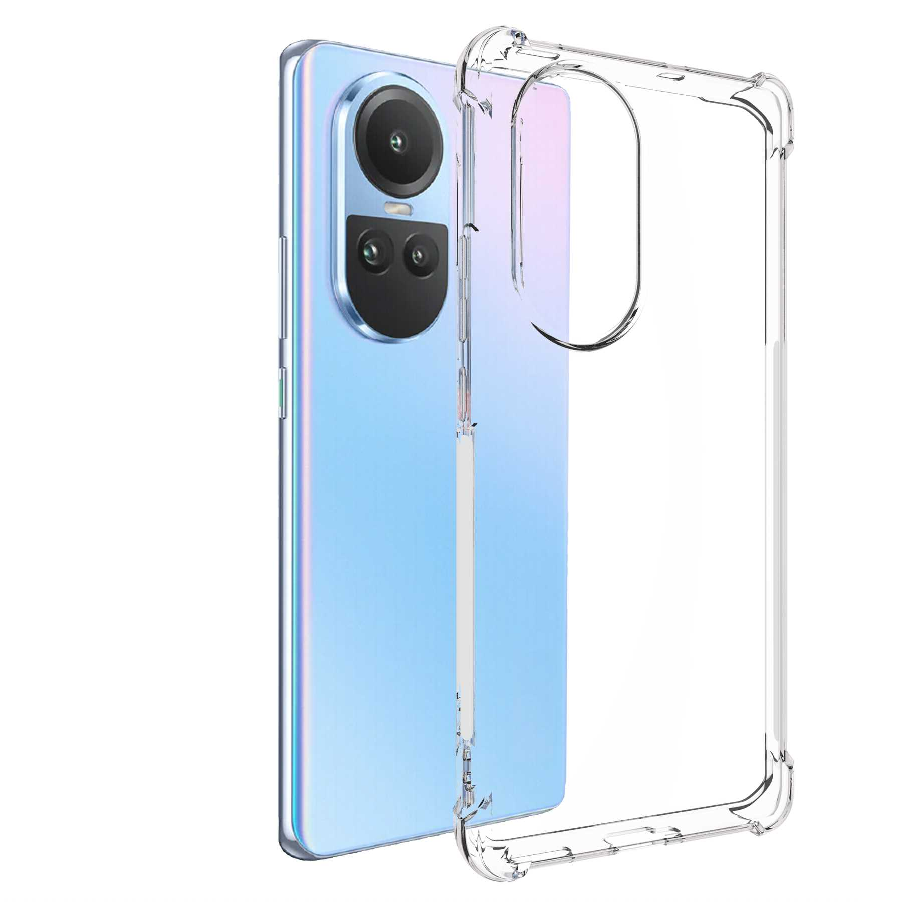 Reno10 MTB Hülle, Transparent 5G, ENERGY Reno10 Schutz Oppo, Armor Case Clear Pro MORE 5G, Backcover,