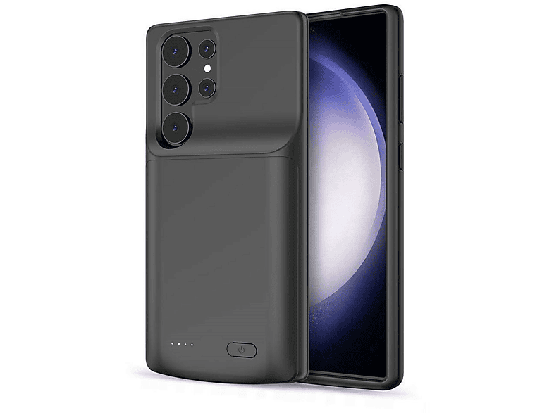 Galaxy Samsung, Case Ultra, 4800mAh, Schwarz Akku Hülle Power Backcover, TECHPROTECT S23