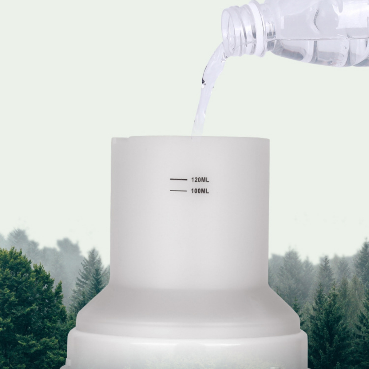 ätherisches Aromatherapielampe 20 120 Wellenzerstäubungsbefeuchter Luftbefeuchter m²) ml (Raumgröße: SHAOKE Weiß Öl Haushaltsluftreinigung