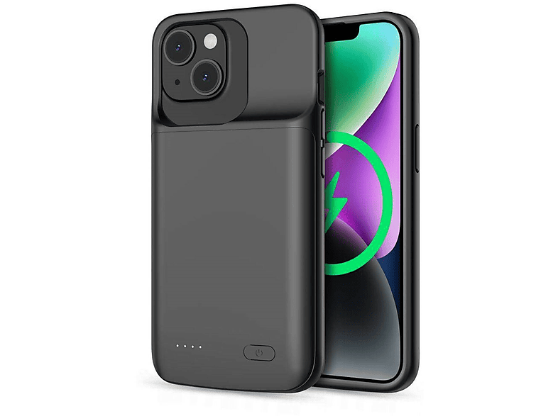 TECHPROTECT Power Case Hülle Akku 4800mAh, Backcover, Apple, iPhone 14