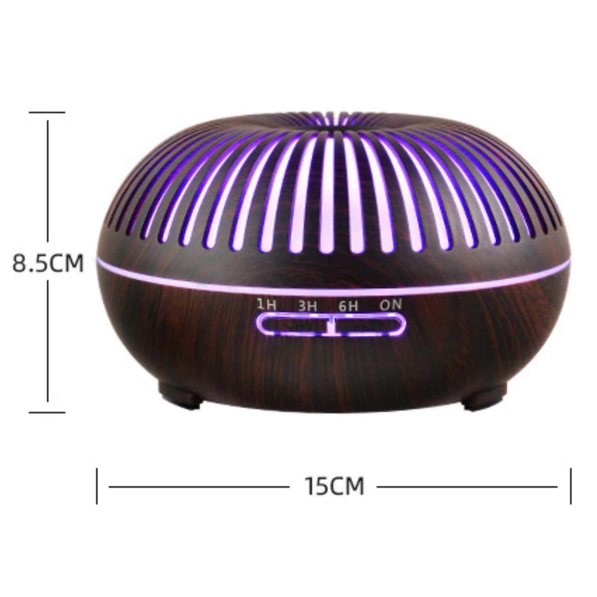 m²) luftbefeuchter luftzerstäuber (Raumgröße: 20 SHAOKE mini Braun wiederaufladbar usb cup dazzle Luftbefeuchter