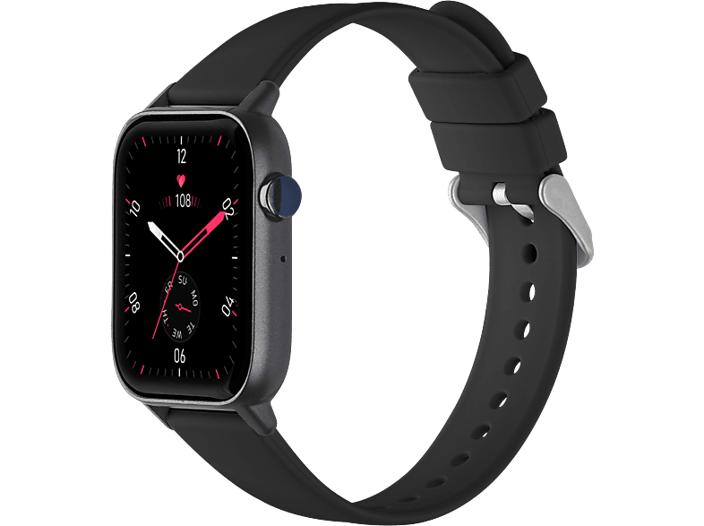 Aluminium Silikon, Tel Schwarz DOITX2 & Smartwatch - LEVOWATCH Thermo