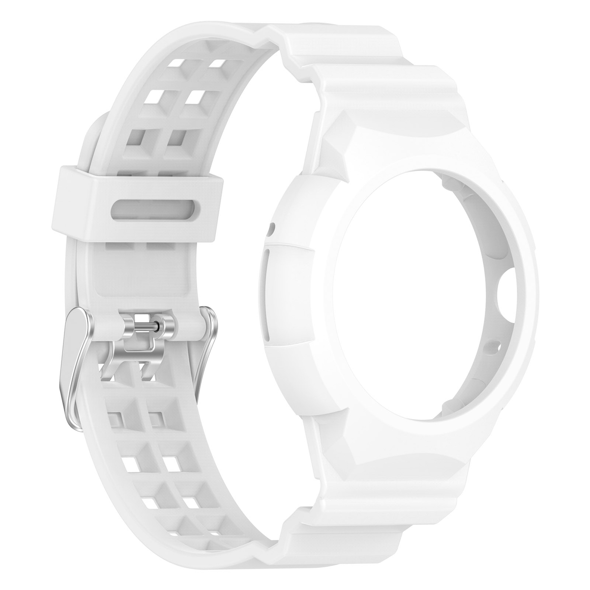 WIGENTO Silikon Band mit Watch Ersatzarmband, Weiß Google Pixel 1 + Gehäuse, 2, Google