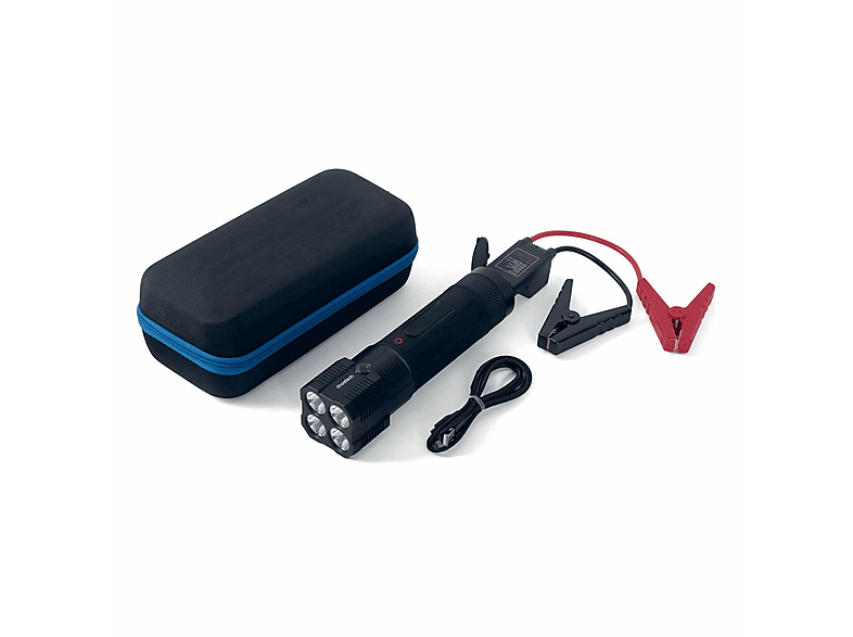 CHOETECH TC0016 Starthilfe - LED Taschenlampe schwarz Powerbank 8000mAh Schwarz