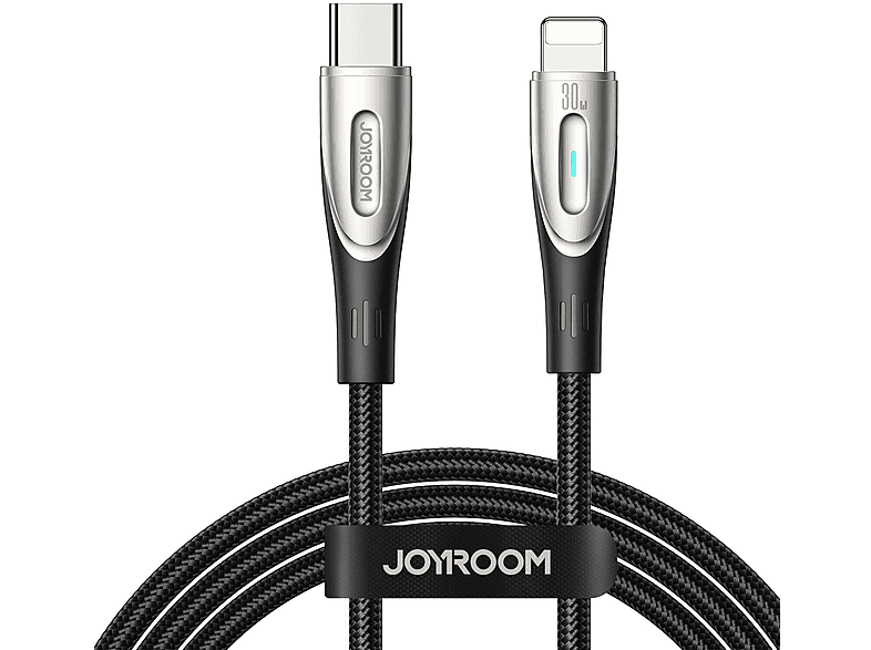 JOYROOM Star-Light Series SA27-CL3 USB-C / iPhone-Anschluss 30W 3 m, Ladekabel, Schwarz