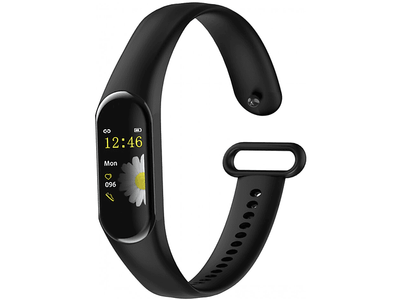 MAXCOM HealthSync Pro Fitness Tracker Schwarz Silikon, Smartwatch