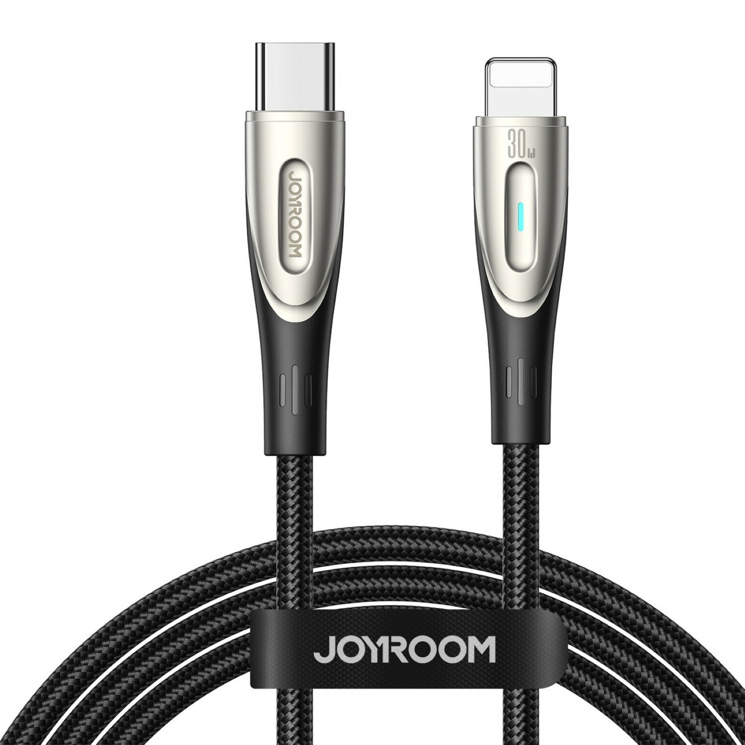JOYROOM Star-Light Series Ladekabel, SA27-CL3 m, 2 USB-C / Schwarz 30W iPhone-Anschluss
