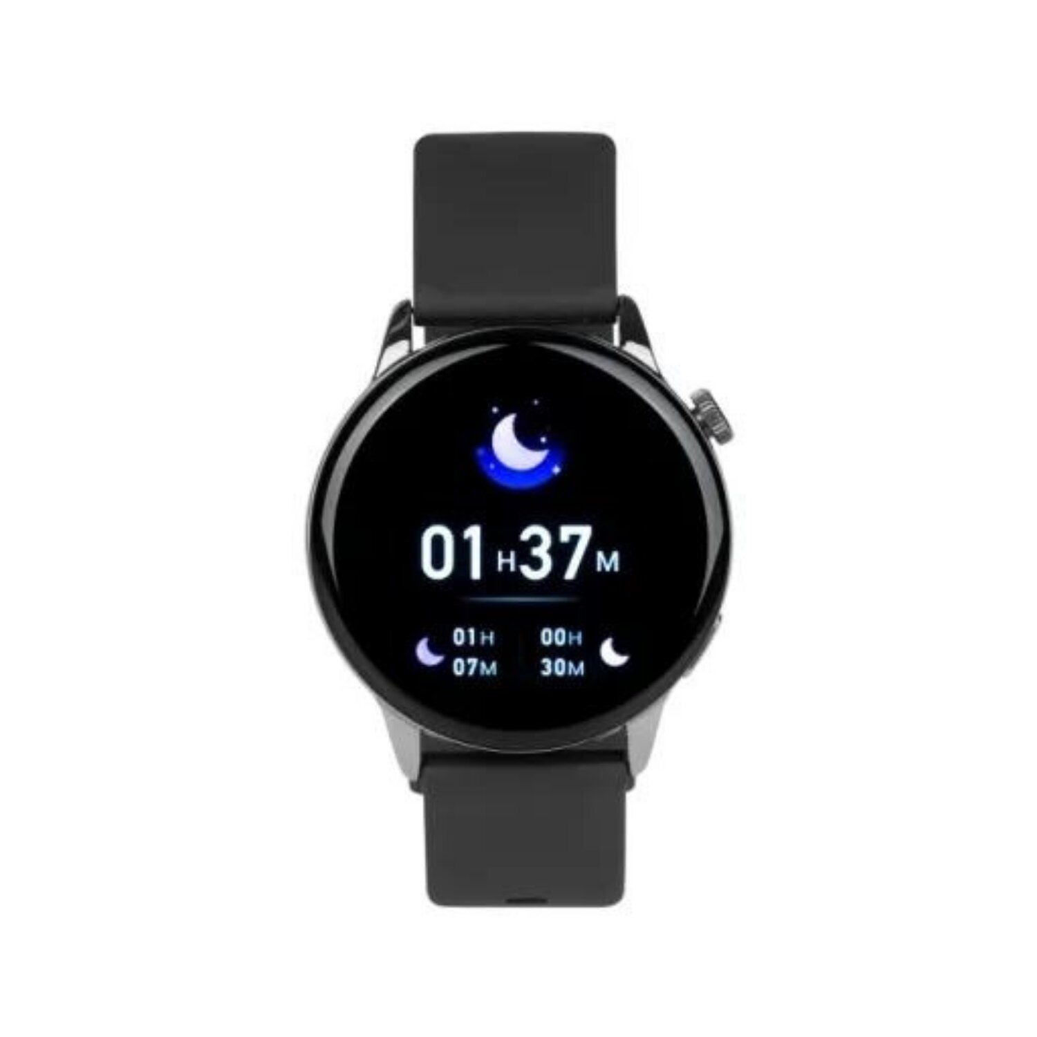 MAXCOM Wellness Plus Smartwatch Schwarz Silikon