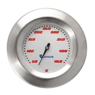 LANTELME Grill Deckel & Smoker Thermometer, Silber