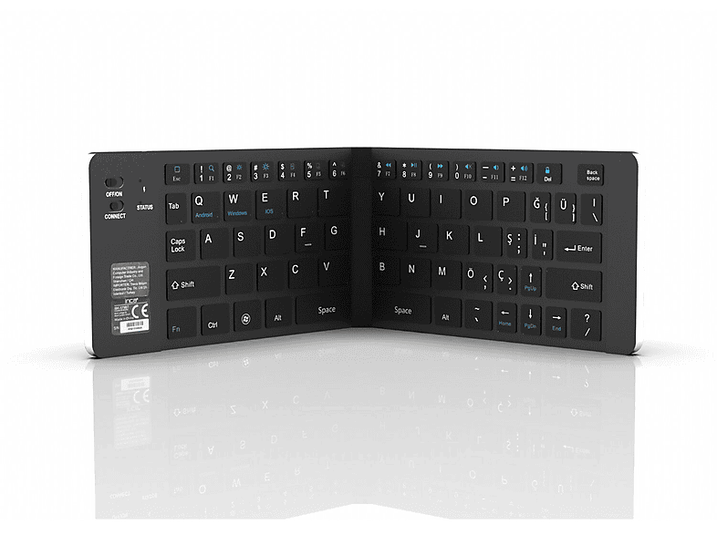 Struktur, mit INCA IBK-579BT faltbarer Tastatur Mini-Größe