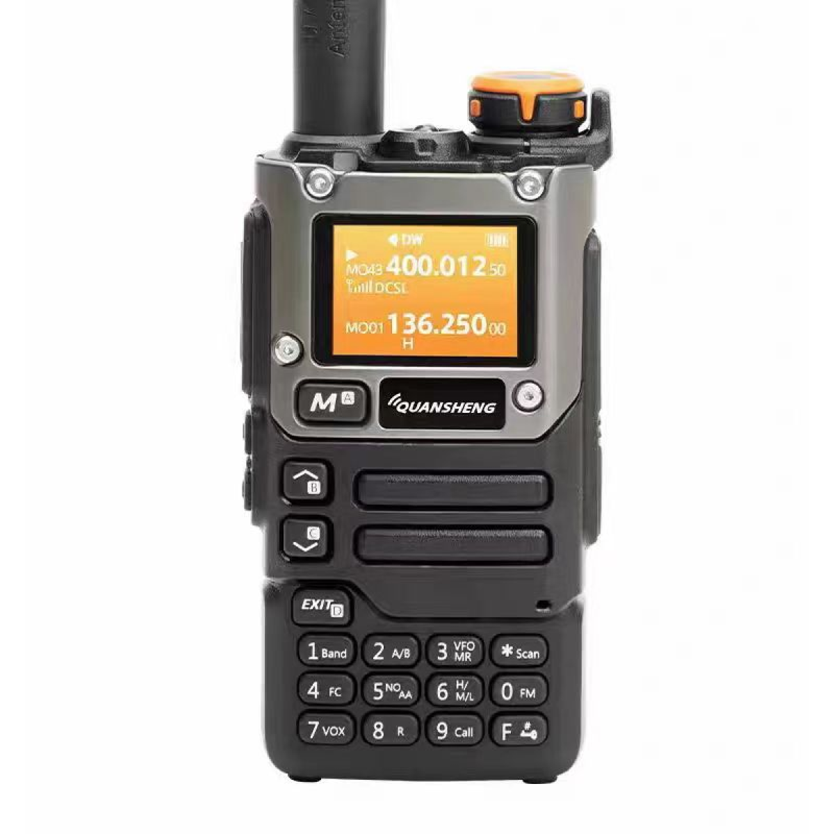 INF UV-K5 Plus Antenne talkie mAh Walkie-Talkie mit Schwarz Funkgerät, walkie 1600