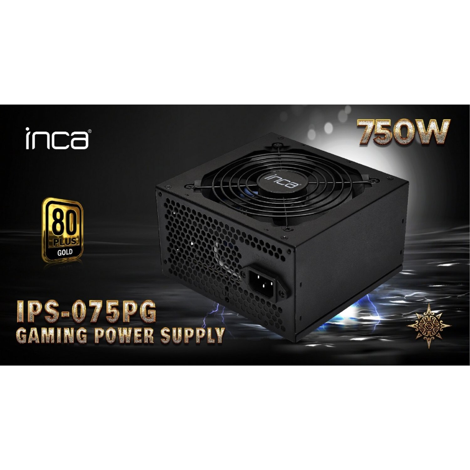 INCA IPS-075PG 80+ PC Netzteil 750 Watt