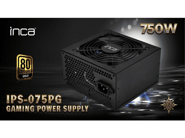 INCA IPS-075PG 80+ PC Netzteil 750 Watt 80 PLUS Gold | MediaMarkt