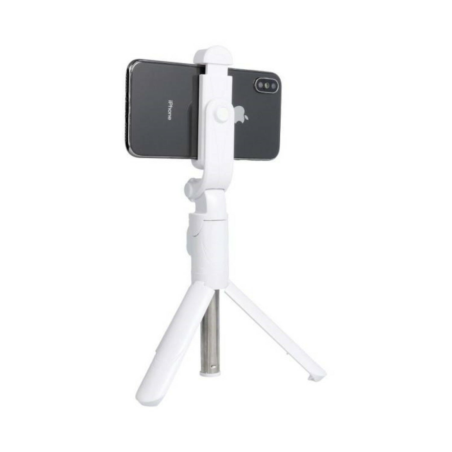 Bluetooth-Fernbedienung Weiß SSTR-12 Selfie-Stativ-Griff COFI + Selfie-Stick,