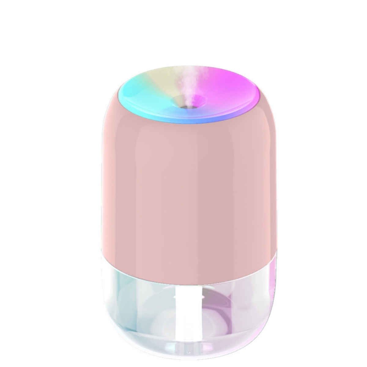 SHAOKE luftbefeuchter dazzle cup mini (1,5 wiederaufladbar m²) luftzerstäuber Luftbefeuchter Watt, Rosa usb Raumgröße: 20