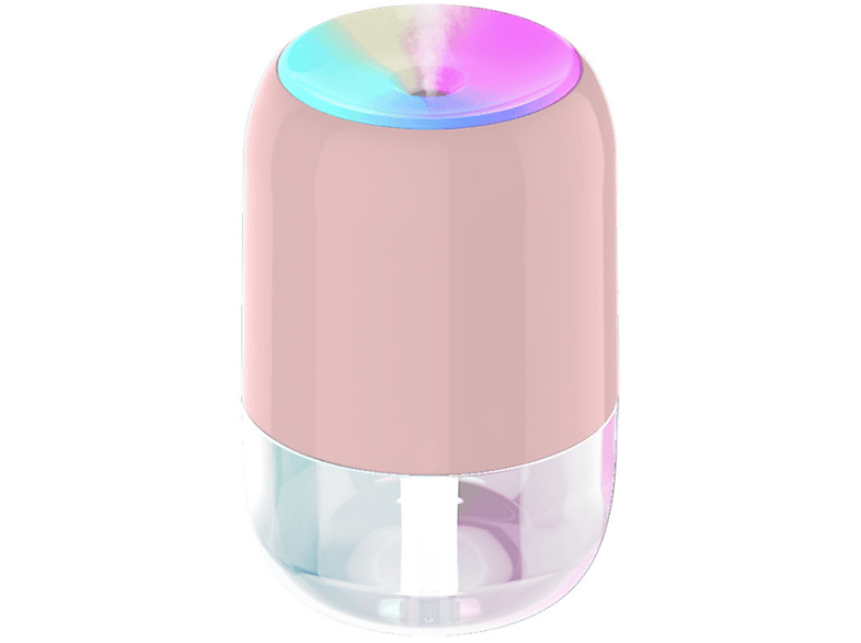 SHAOKE luftbefeuchter m²) mini usb Luftbefeuchter (1,5 Watt, Raumgröße: Rosa luftzerstäuber wiederaufladbar dazzle 20 cup