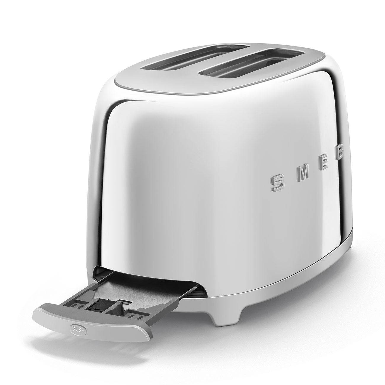 SMEG TSF01SSEU Toaster Silber (950 Watt, Schlitze: 2)