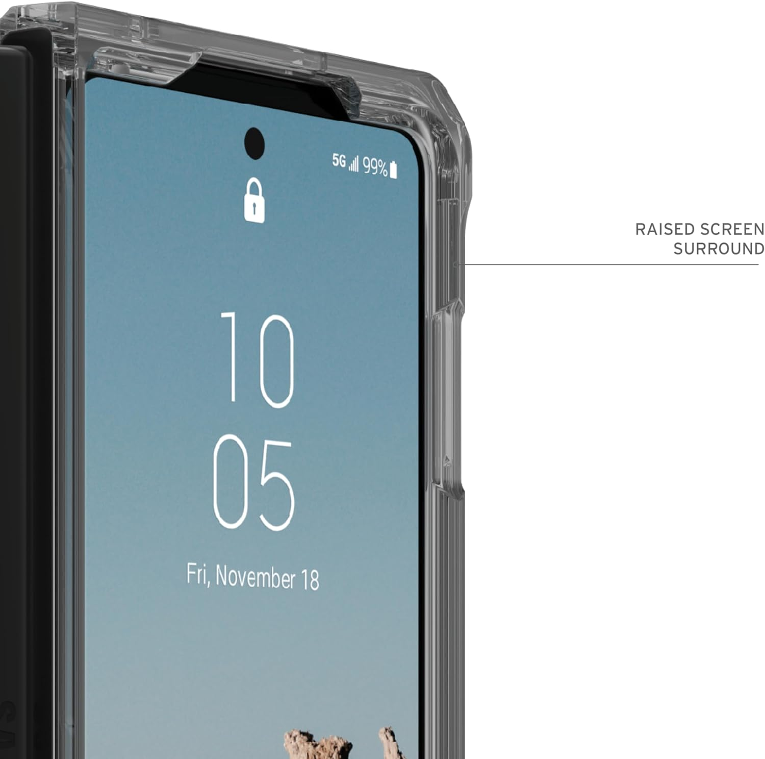 URBAN ARMOR Z Galaxy Samsung, grau transparent) GEAR 5G, / Backcover, Pro, Fold5 (grau space Plyo ash