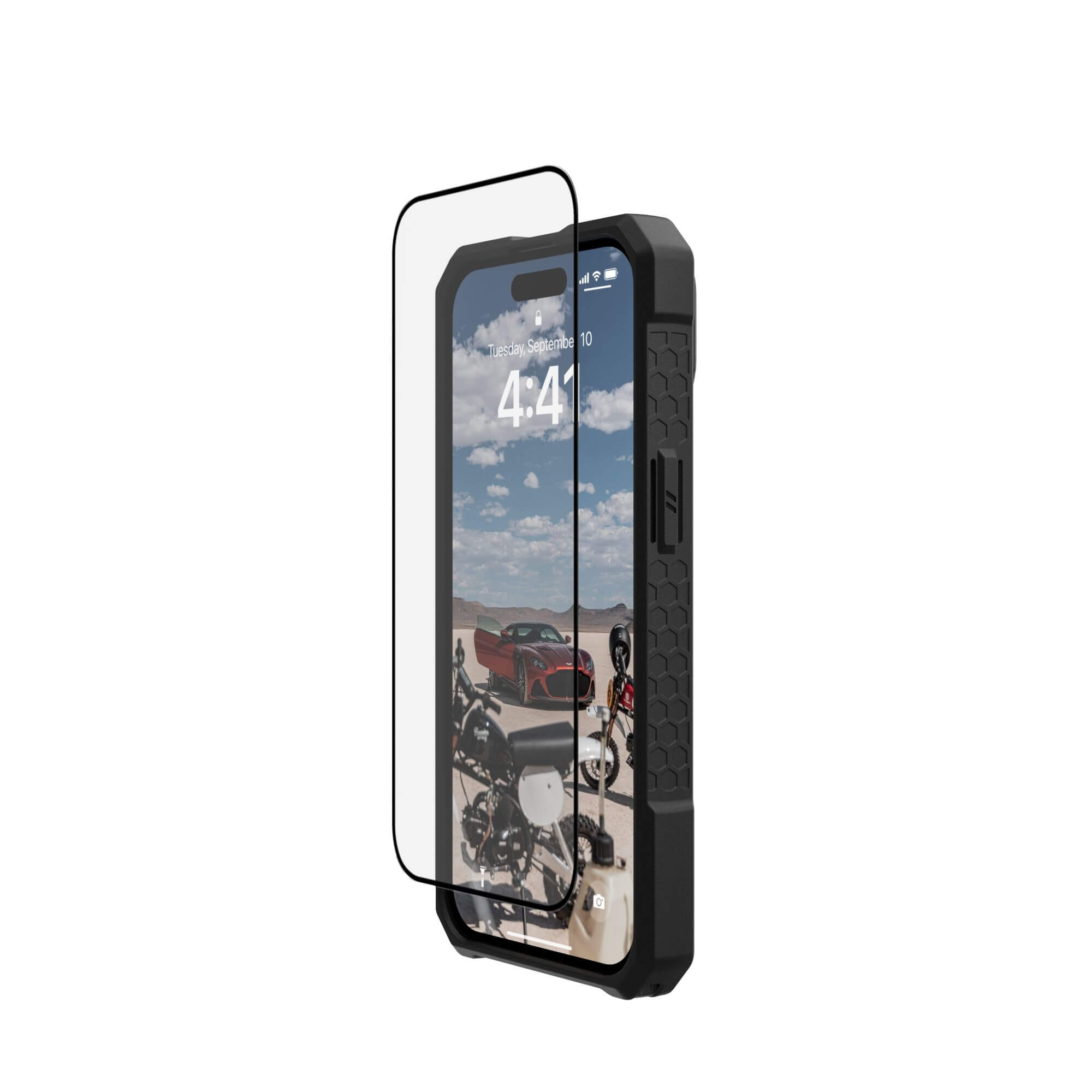 UAG 15) iPhone gehärtet Apple Displayglas Displayschutz(für 9H