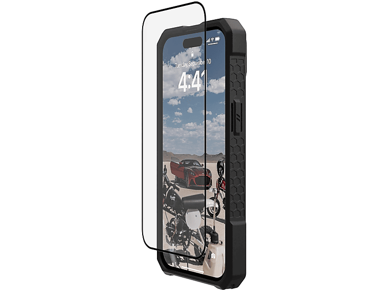 UAG Displayglas 9H gehärtet Displayschutz(für Apple iPhone 15)