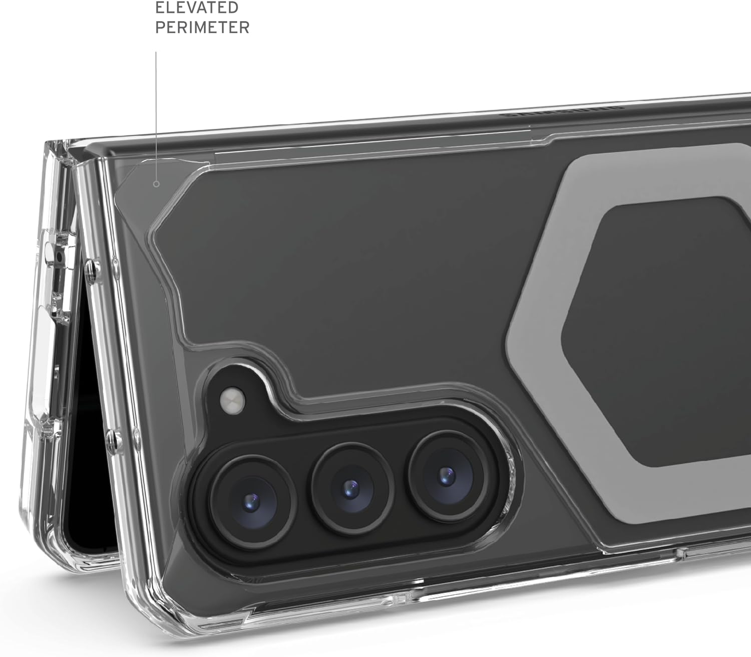 ice ARMOR Fold5 GEAR URBAN Samsung, Z 5G, silber Plyo Backcover, / Galaxy (transparent) Pro,