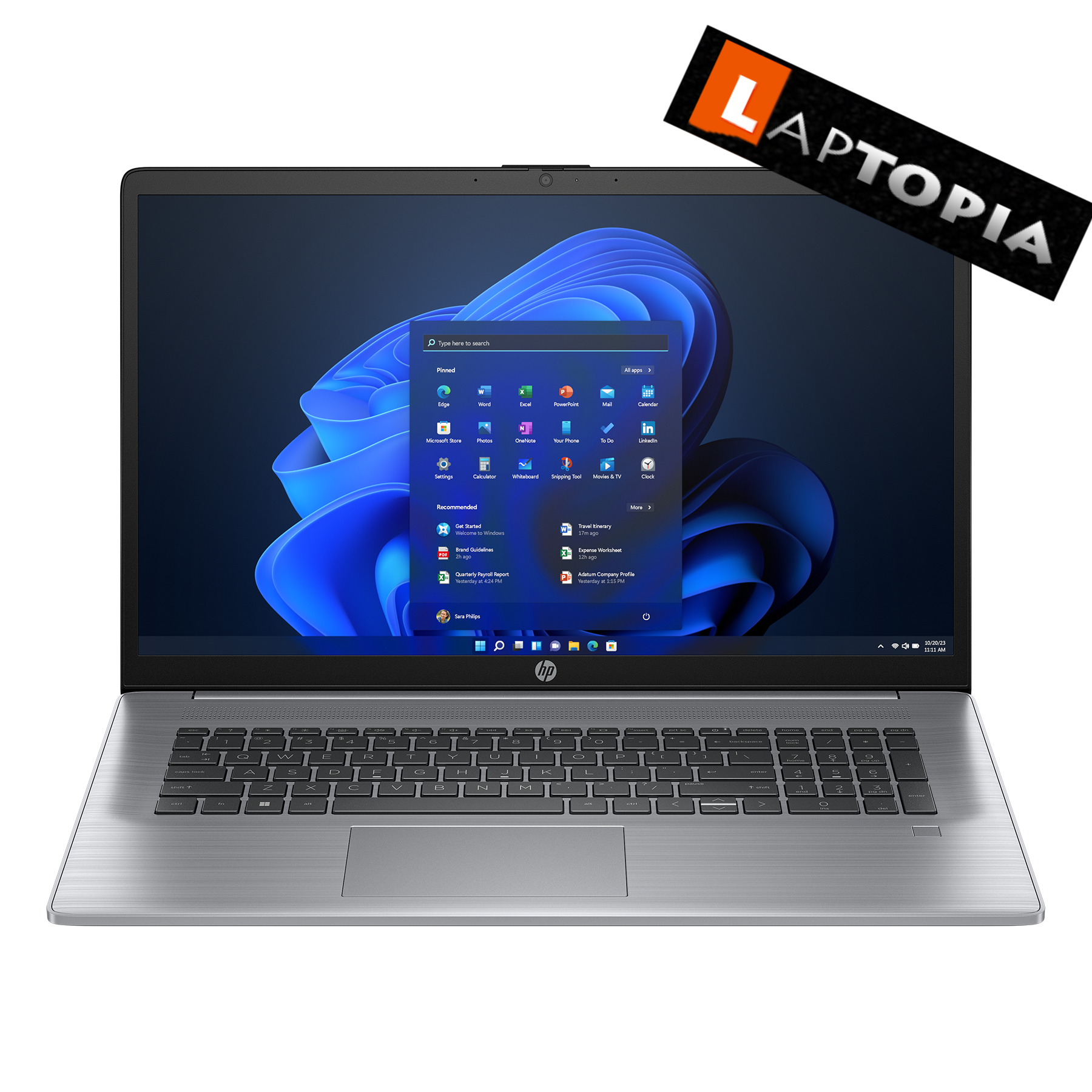 HP ProBook 470 G10, i7-1355U, Intel® mit SSD, 2000 GB 11 Core™ Windows Display, Pro RAM, Silber Prozessor, Pro, GB 17,3 i7 Zoll Notebook Core + 2021 Office 64