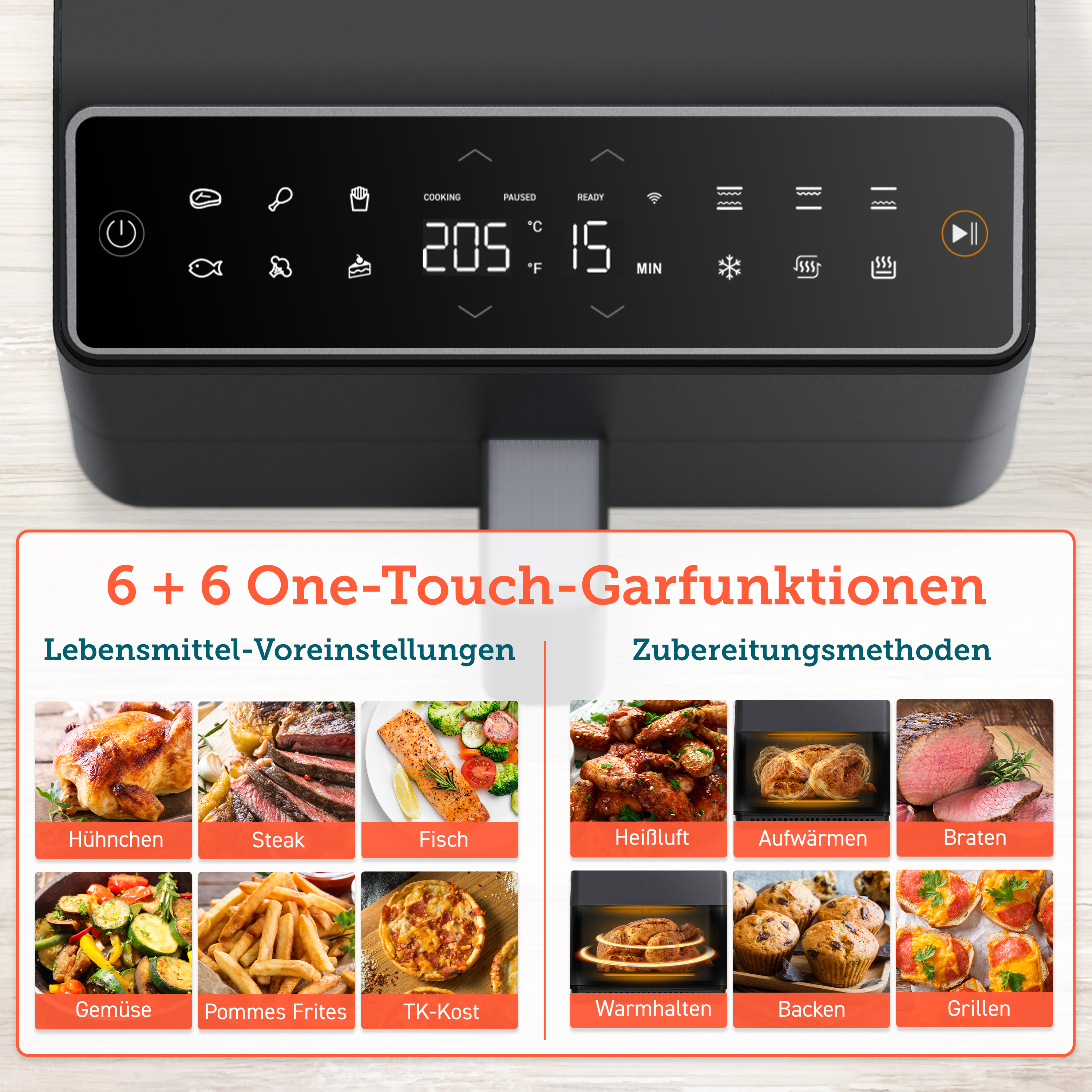 COSORI Dual Watt Blaze 1700 Fritteuse Schwarz Pro