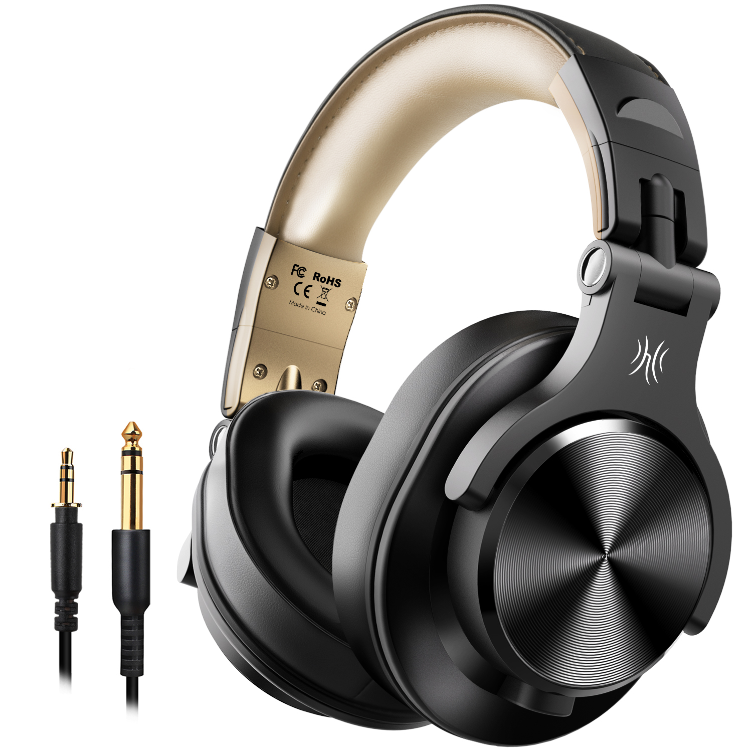 ONEODIO A70 Headphones, Gold Bluetooth-Kopfhörer Over-ear