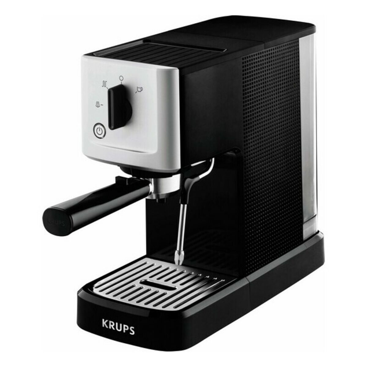 3440 XP KRUPS Schwarz/Edelstahl Espressomaschine