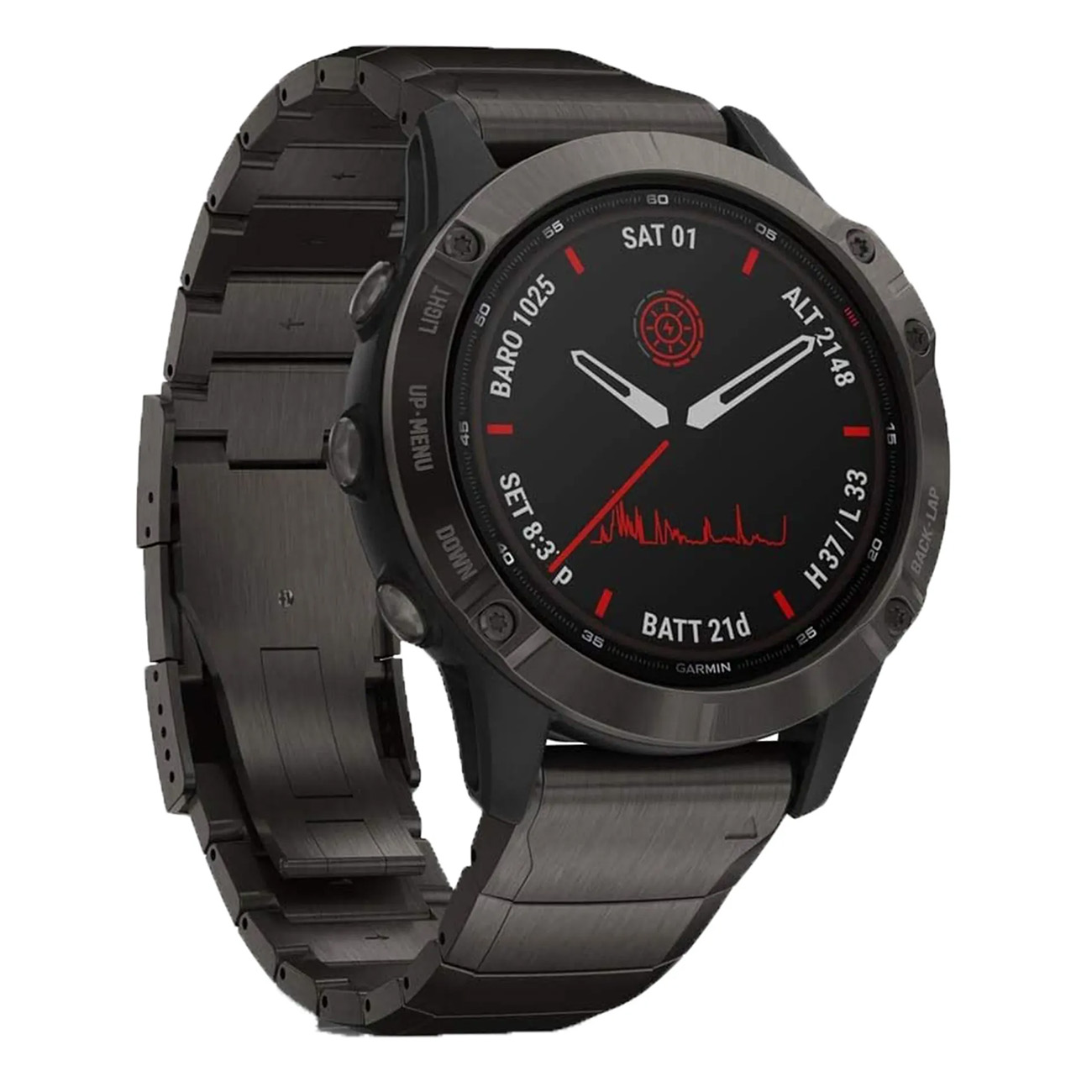 GARMIN 010-02157-21 Smartwatch Schwarz Silikon