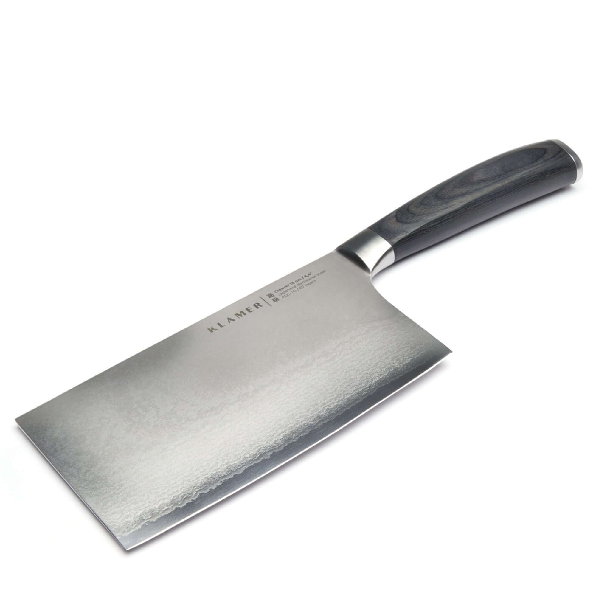 KLAMER Hackmesser Damast 16cm Messer