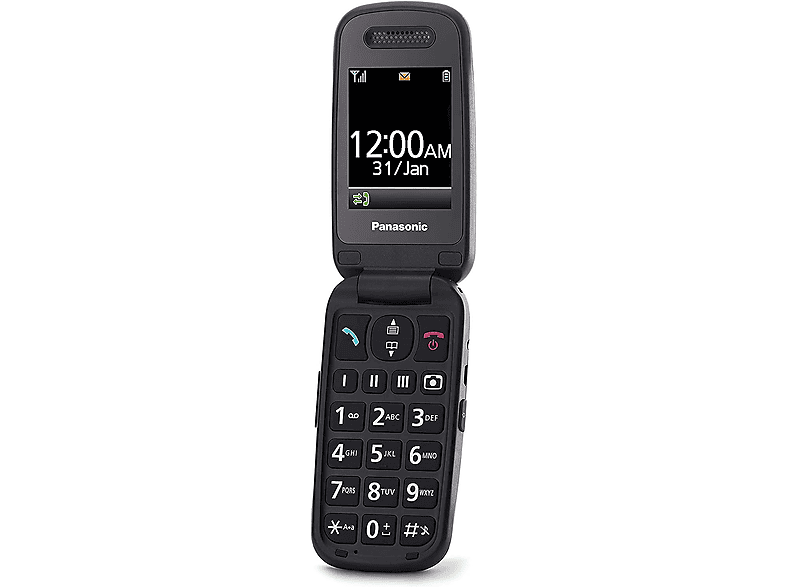 Schwarz KX-TU446EXB PANASONIC Mobiltelefon,