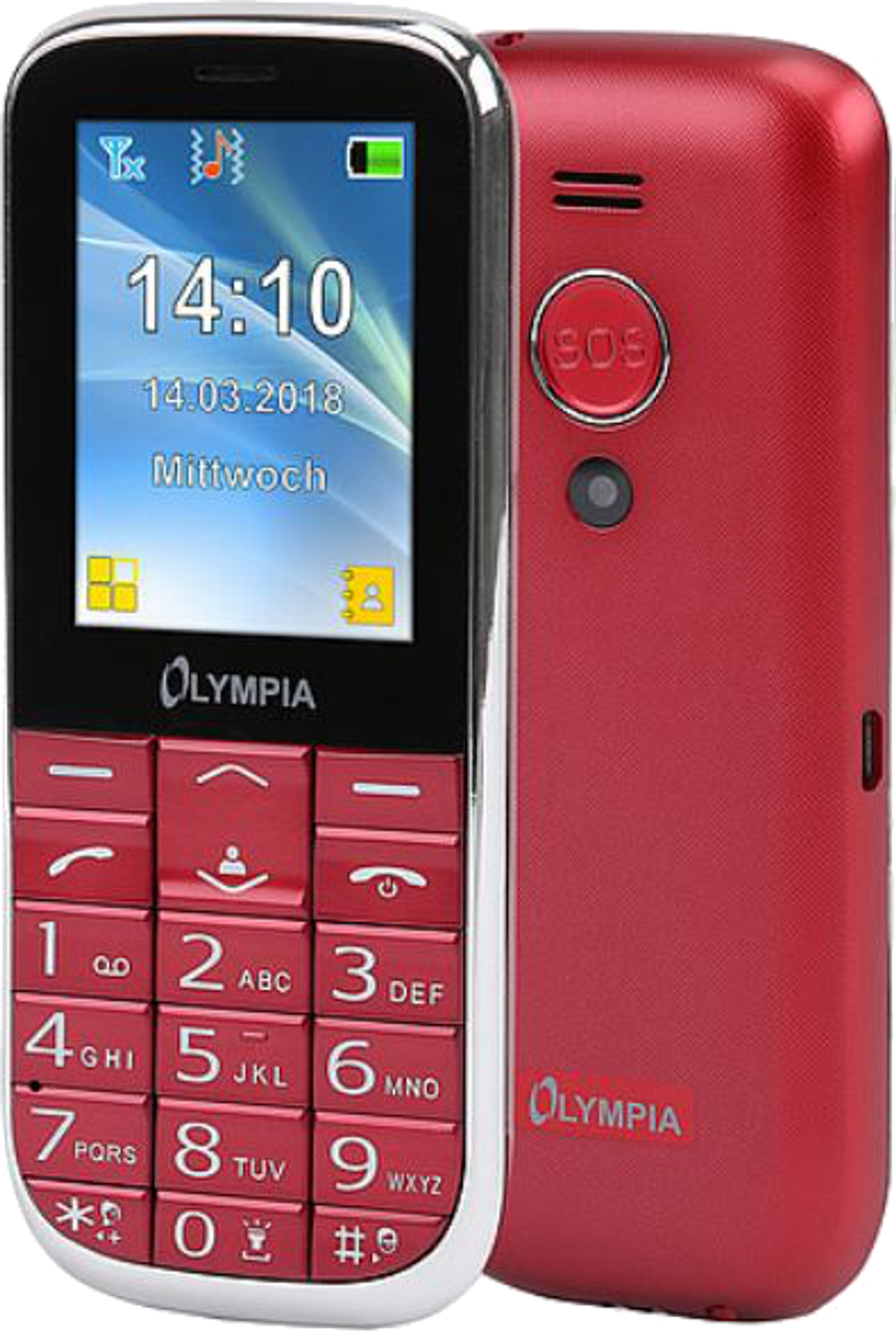 2220 Mobiltelefon, Rot OLYMPIA