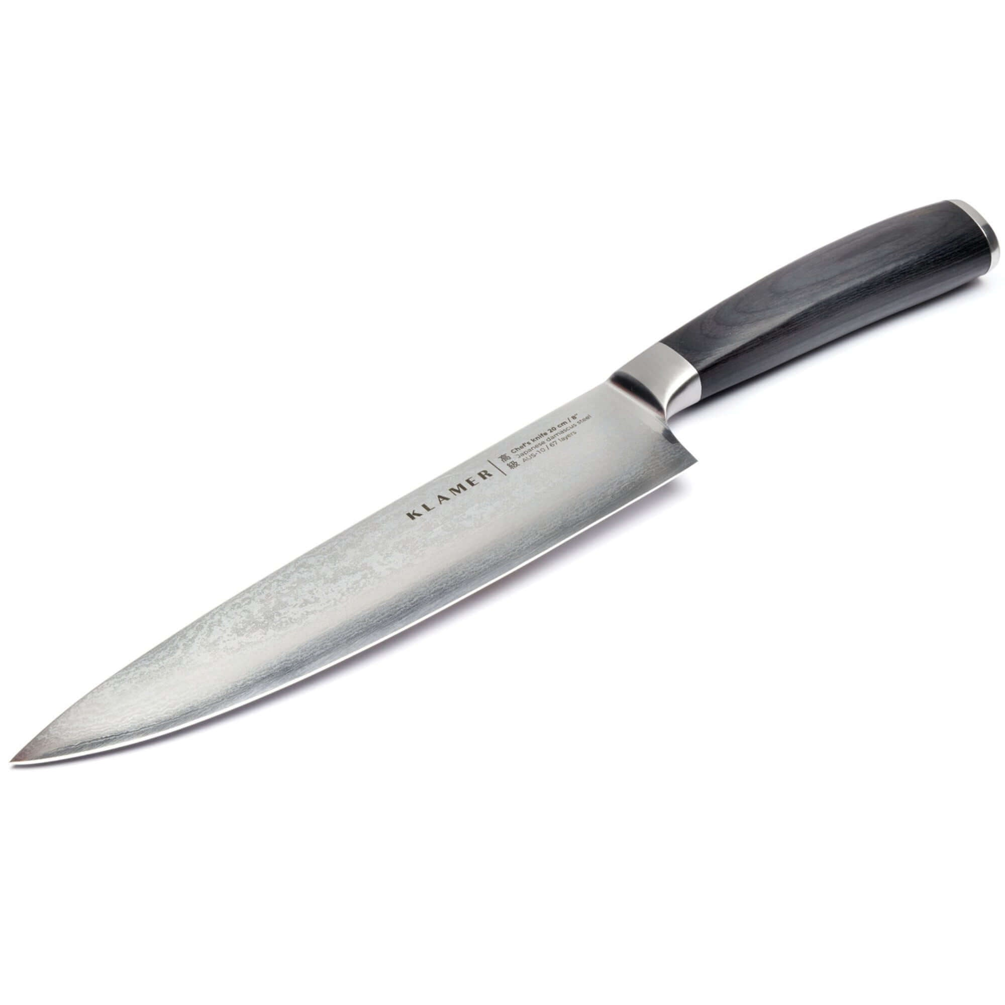 KLAMER Damast Chefmesser Messer 20cm