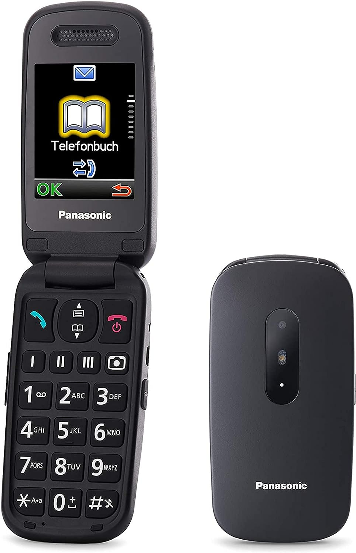 Telefon komórkowy PANASONIC KX-TU446EXB Czarny
