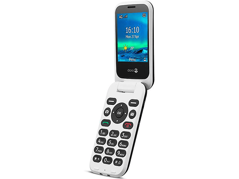 DORO 8195 Mobiltelefon, Schwarz | Handys