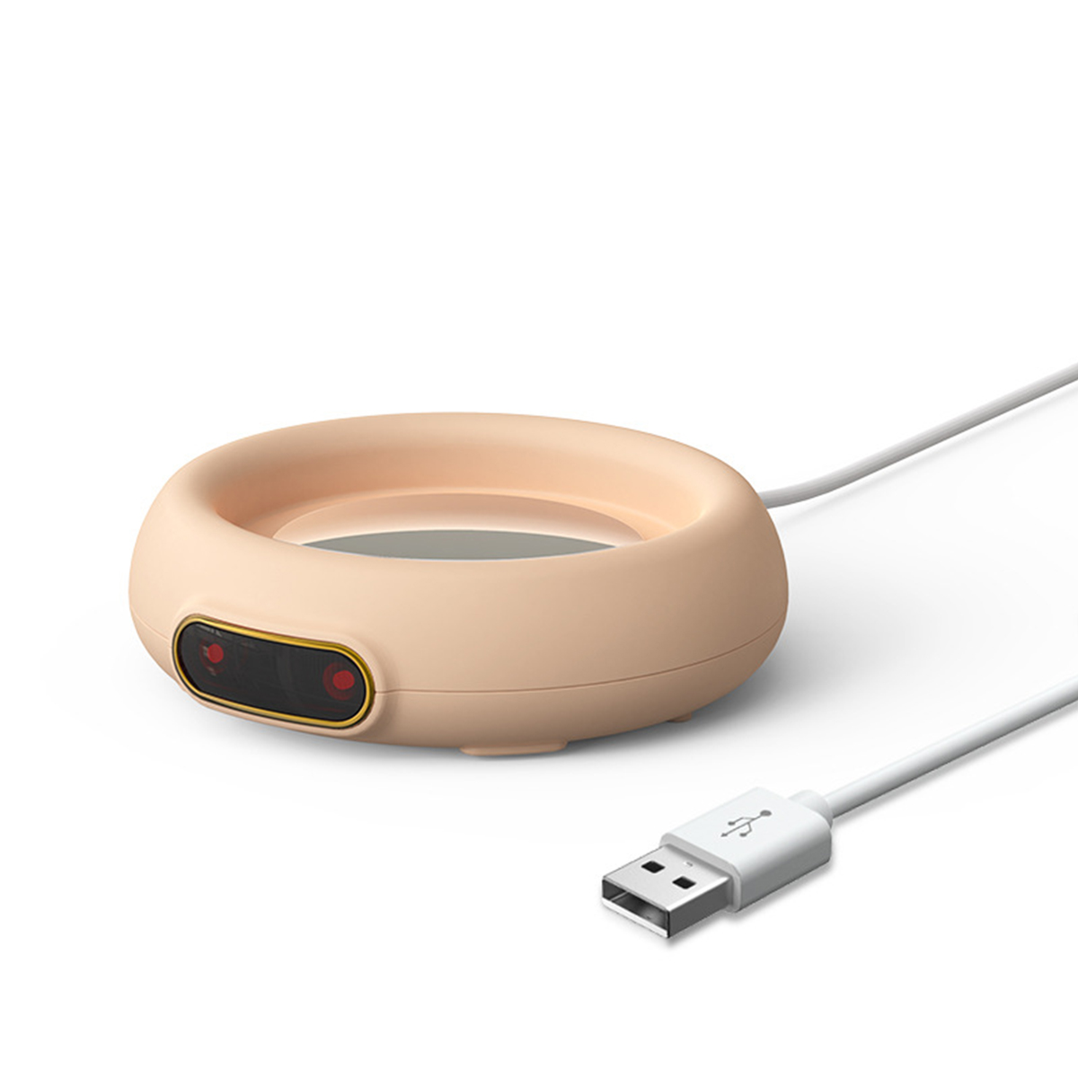 BRIGHTAKE USB THERMOSTABILE Beheizte Heizuntersetzer Smart Energiesparend und Coaster Basis, Leicht Kaffeewärmer Untersetzer 