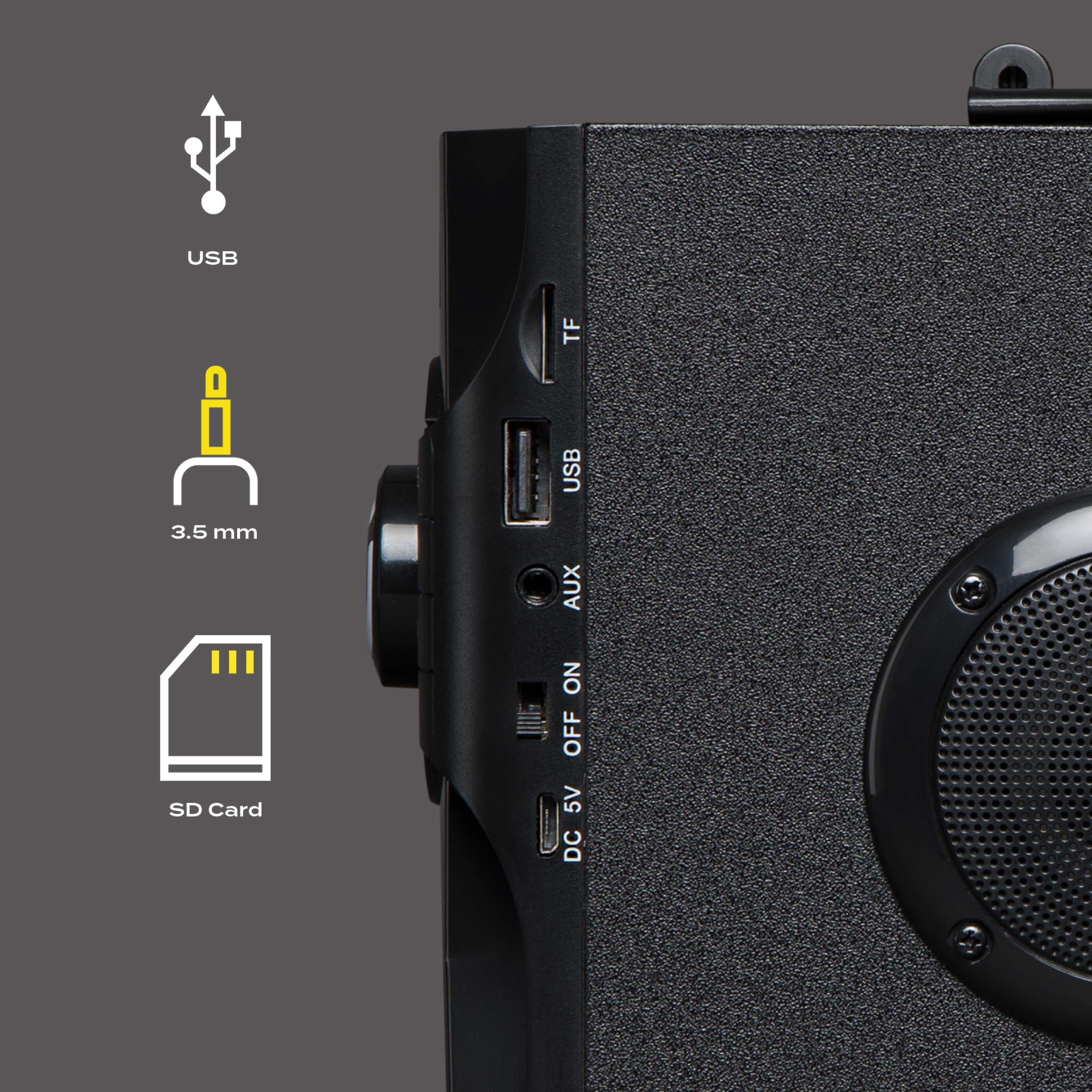 OVERMAX SOUNBEAT Bluetooth 2.0 Schwarz Lautsprecher