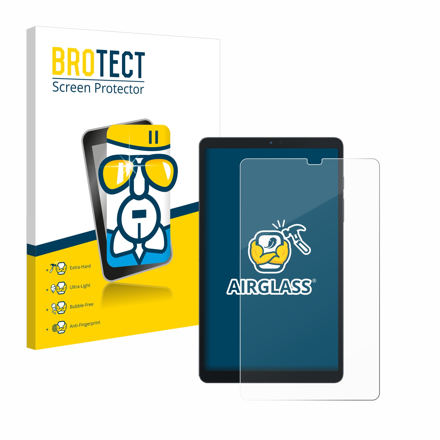 BROTECT Tab klare Schutzfolie(für 60) Airglass Blackview