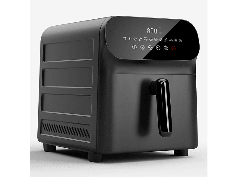 Klarstein AeroCrisp 6 Heißluftfritteuse - 6L XXL Fritteuse Mit 1700W Für Gesundes Kochen