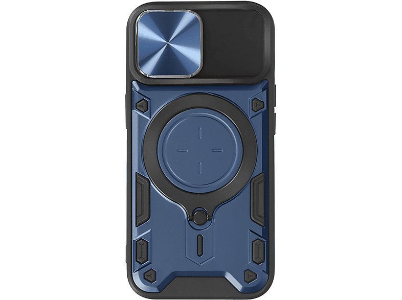 Kameraschutz Plus, Series, Hülle, Backcover, MagSafe iPhone 15 AVIZAR Apple, Blau
