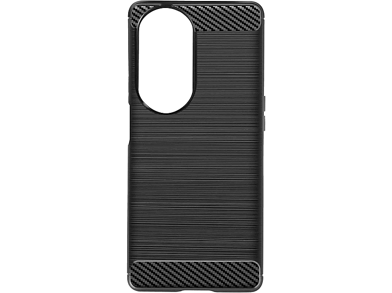 AVIZAR Classic Carb Series, Backcover, Oppo, Oppo A98 5G, Schwarz