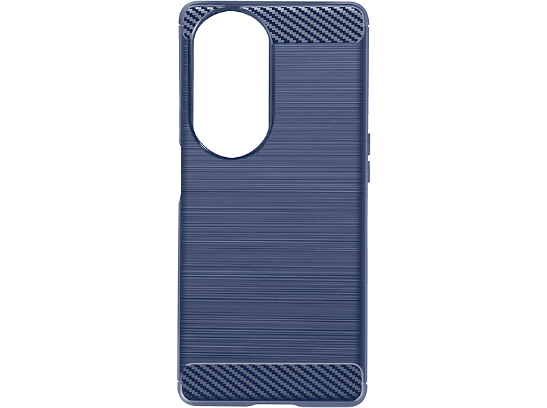 AVIZAR Classic Carb Series, Backcover, Oppo, Oppo A98 5G, Dunkelblau