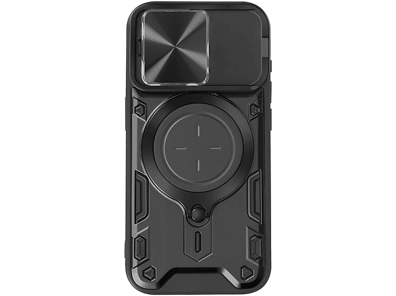 AVIZAR MagSafe 15 Schwarz Backcover, Apple, iPhone Kameraschutz Pro, Hülle, Series