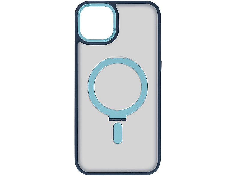 Backcover, Ringhalterung iPhone Plus, Apple, Series, AVIZAR Hülle, MagSafe 15 Hellblau