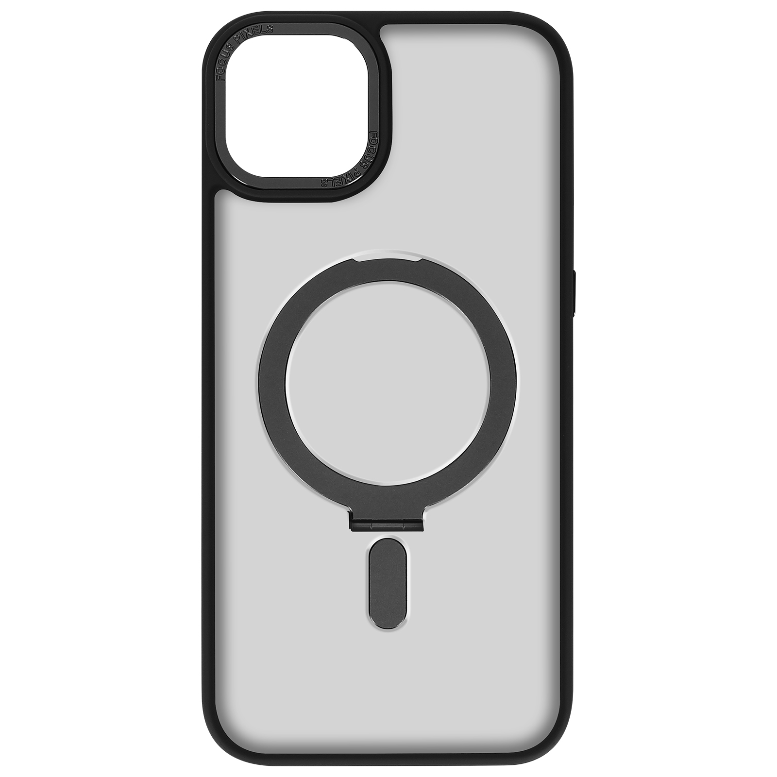 AVIZAR MagSafe Hülle, Ringhalterung Schwarz Apple, Series, iPhone Backcover, Plus, 15