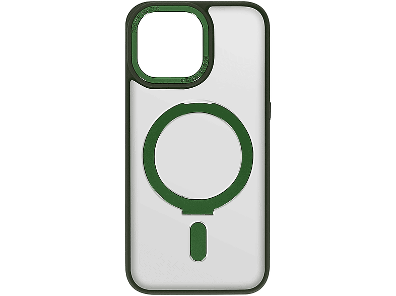 AVIZAR MagSafe Hülle, Ringhalterung Series, Backcover, Apple, iPhone 15 Pro, Grün