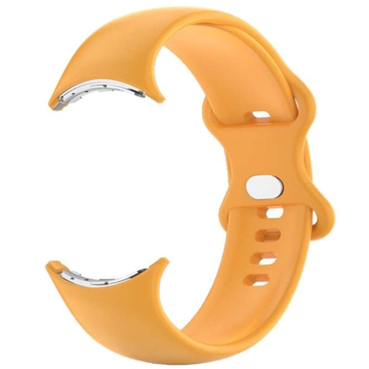 WIGENTO Kunststoff Silikon Gelb Größe Pixel Band Watch + 2, Google, Design Ersatzarmband, L, Sport 1 